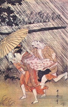 ukiyo - shower 3 Kitagawa Utamaro Ukiyo e Bijin ga